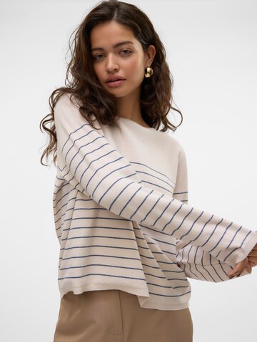 Pull-over 'VMJOHANNA' VERO MODA en beige