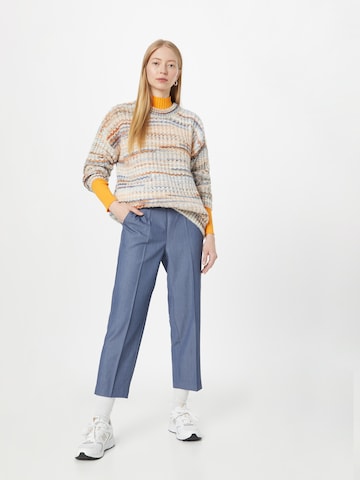 Kaffe Loose fit Pleated Pants 'Sakura' in Blue