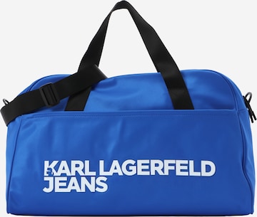 KARL LAGERFELD JEANS Matkakassi värissä sininen: etupuoli