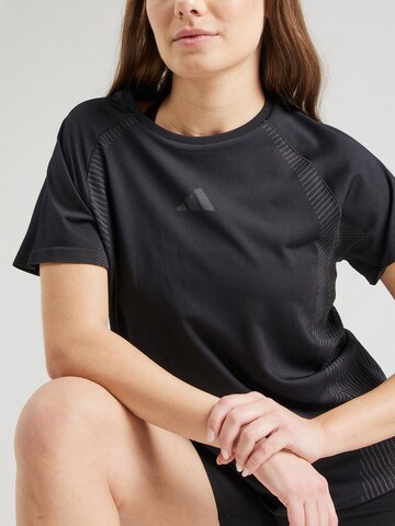 ADIDAS PERFORMANCE Λειτουργικό μπλουζάκι σε μαύρο
