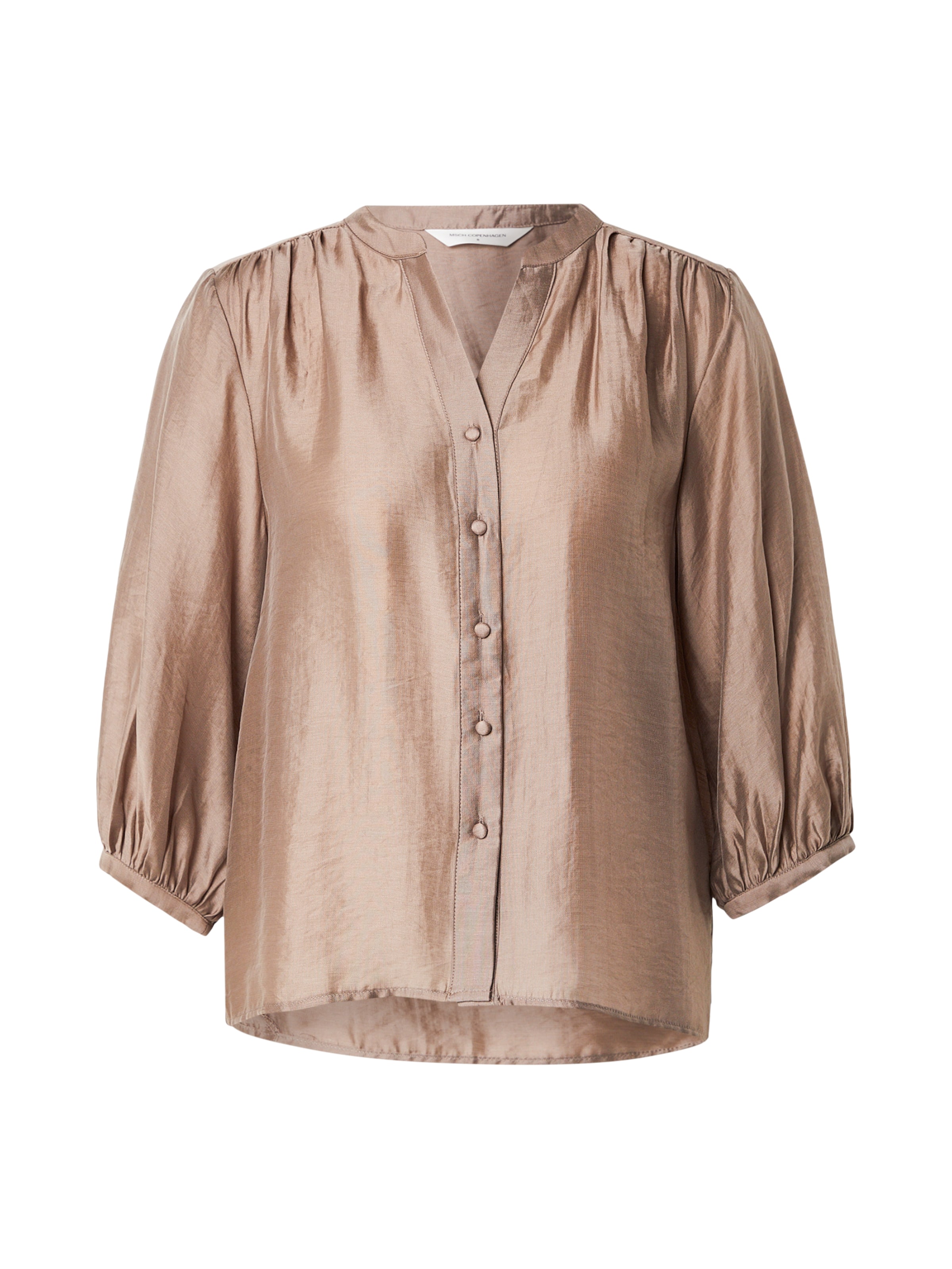 MSCH COPENHAGEN Блузка 'Ramona Rikkelia' в Коричневый: спереди