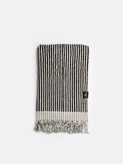 MARSIKOH Strandtuch 'PomPom' in schwarz, Produktansicht