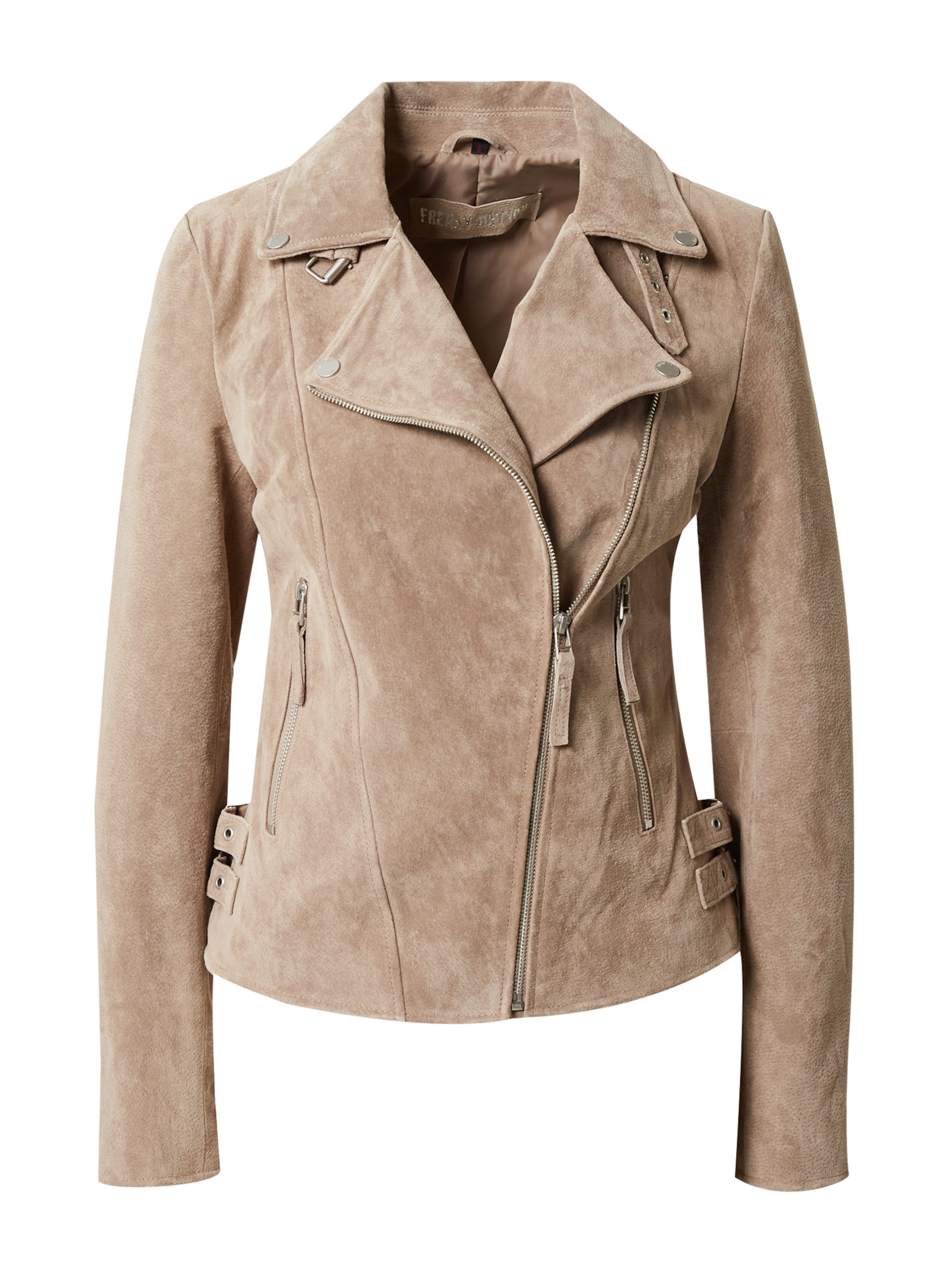 FREAKY NATION Přechodná bunda 'Taxi Driver' – béžová: přední strana