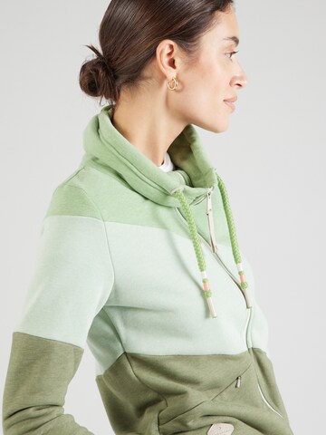 Ragwear - Sudadera con cremallera 'RUMIKA' en verde