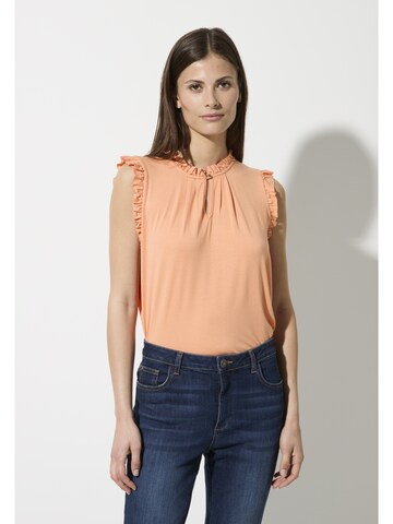MORE & MORE Top in Orange: Vorderseite