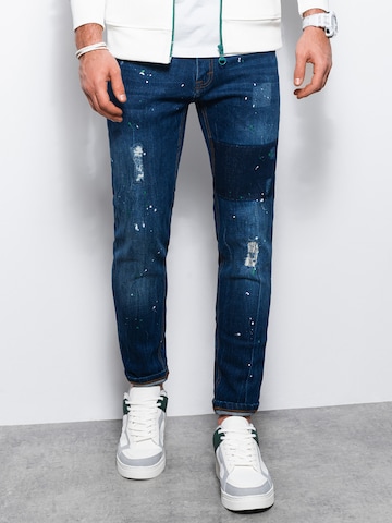 Regular Jean 'P1063' Ombre en bleu