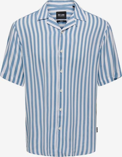 Only & Sons Chemise 'Wayne' en bleu / blanc, Vue avec produit