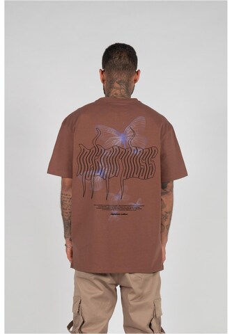 MJ Gonzales T-Shirt 'Metamorphose' in Braun