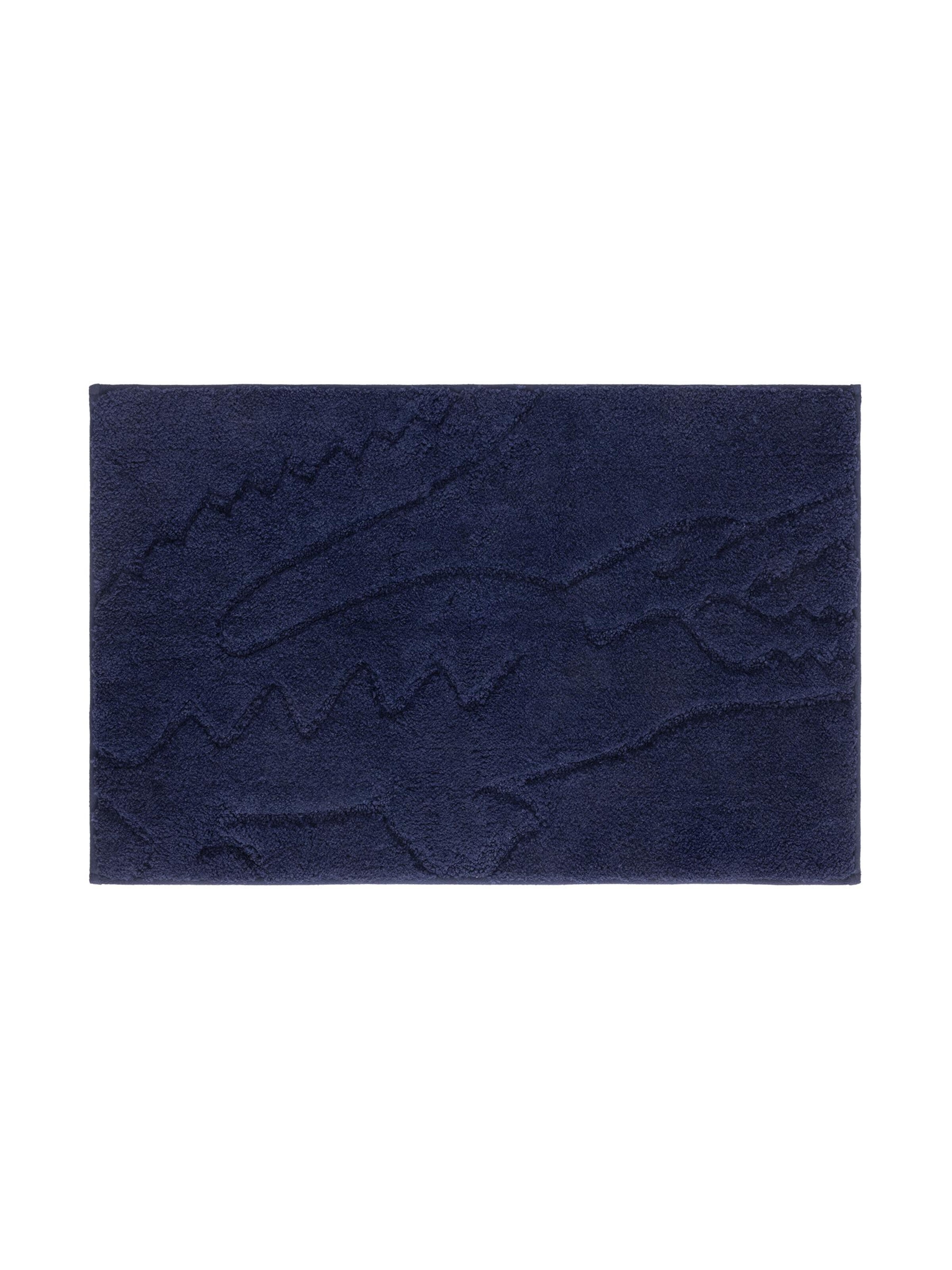 LACOSTE Handtuch 'LHERITAG'‌‌‌‌‌‌‌ in Blau: Vorderseite