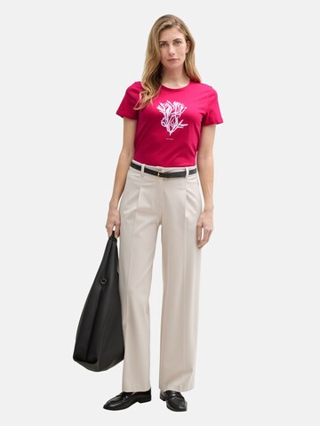 TOM TAILOR Shirt in Rood