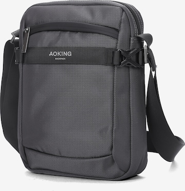 Aoking Umhängetasche in Grau: Vorderseite