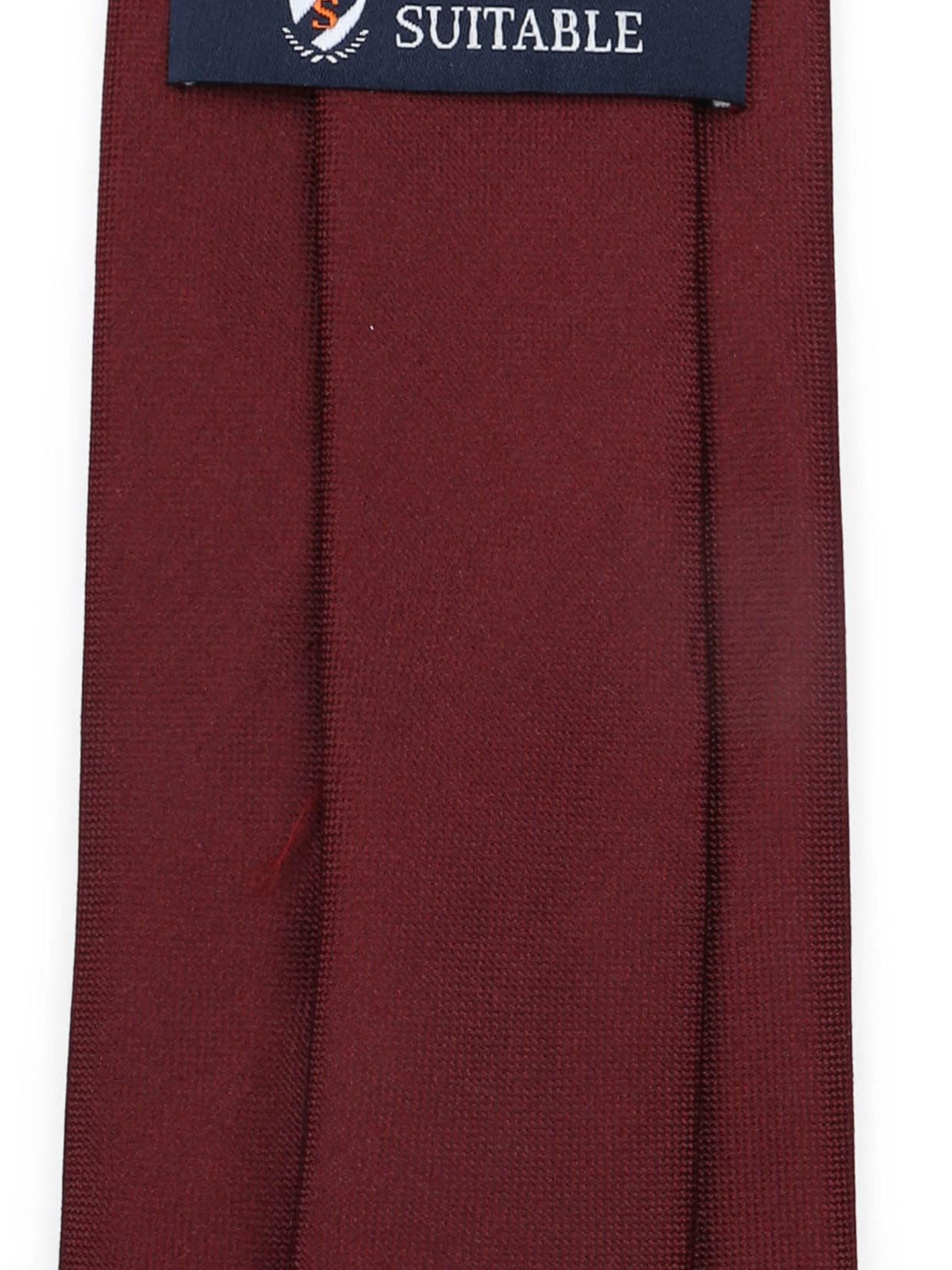 Suitable Tie in Red