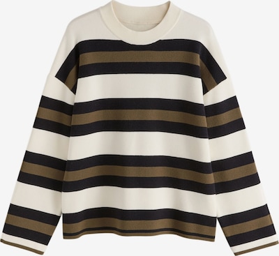 Next Pullover in XXL in ecru / umbra / schwarz, Produktansicht
