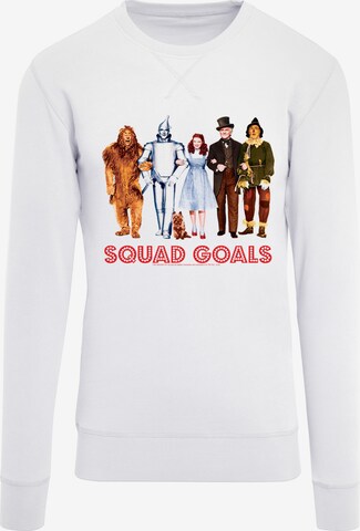 Sweat-shirt 'Disney Wizard of Oz Squad Goals' F4NT4STIC en blanc : devant