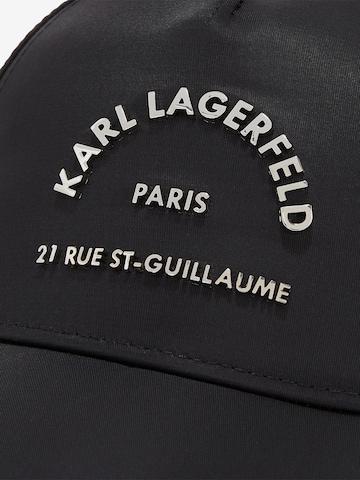 Karl Lagerfeld Шапка с козирка 'Rue St-Guillaume' в черно