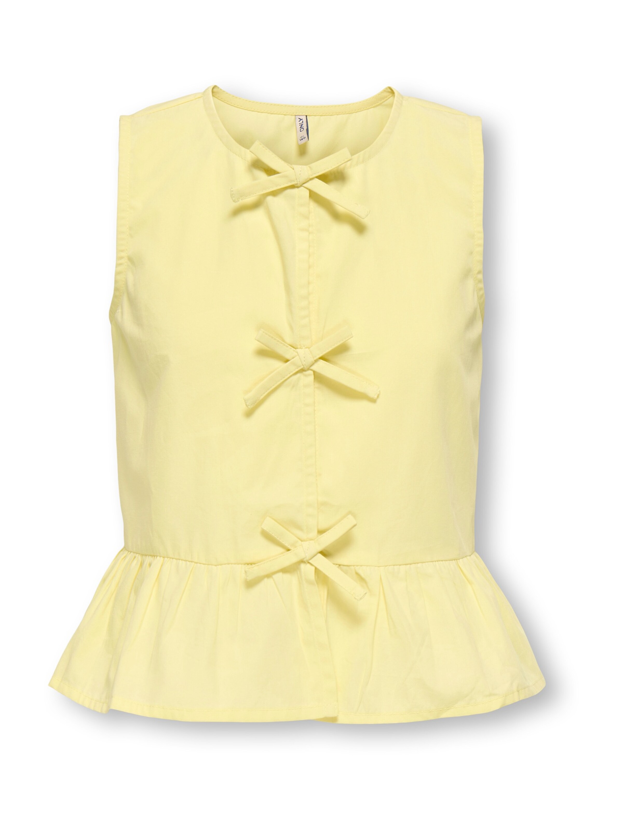 ONLY GIRLS Блузка в Желтый: спереди