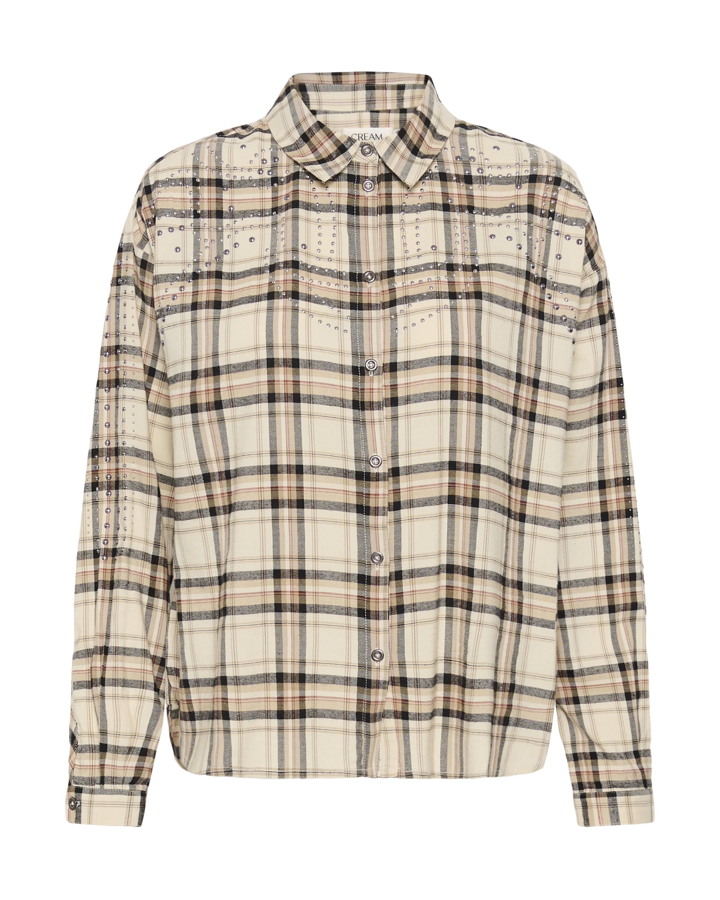 Cream - Blusa 'Uma' en beige: frente