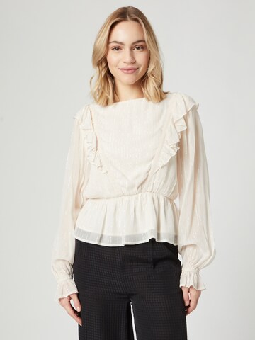 Guido Maria Kretschmer Women Blouse 'Lani' in Beige: voorkant