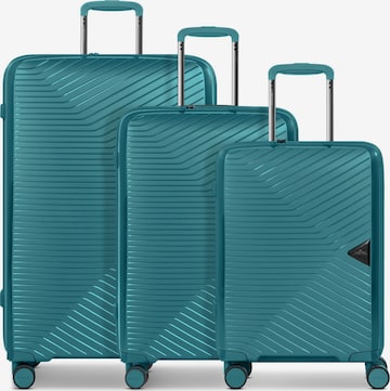 March15 Trading Kofferset 'Gotthard Edition' in Grün: Vorderseite