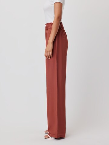 LeGer by Lena Gercke Loose fit Trousers 'Roxane Tall' in Brown