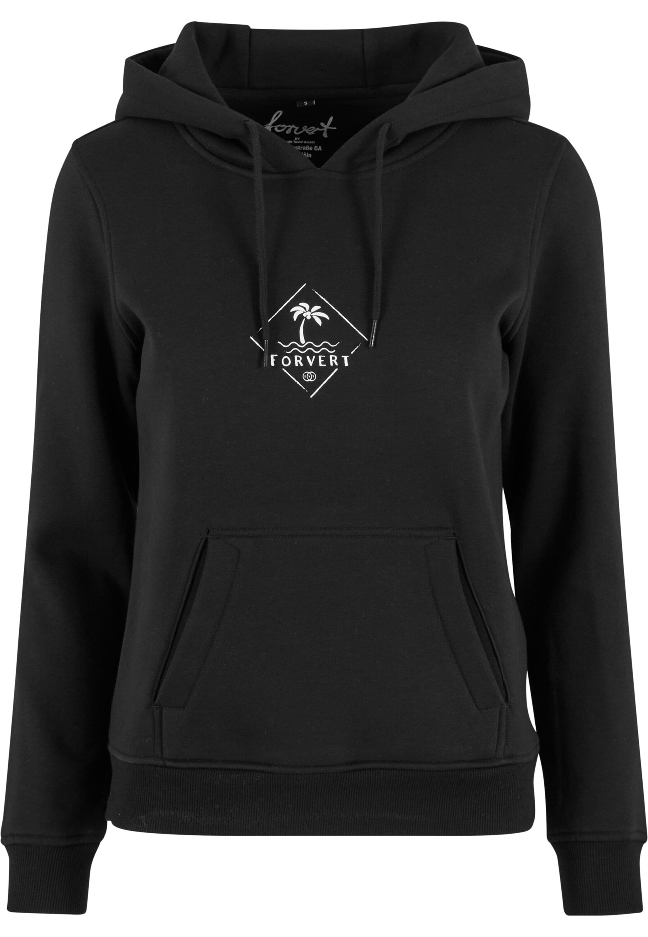 Forvert Sweatshirt 'Santa Rosa' in Black: front