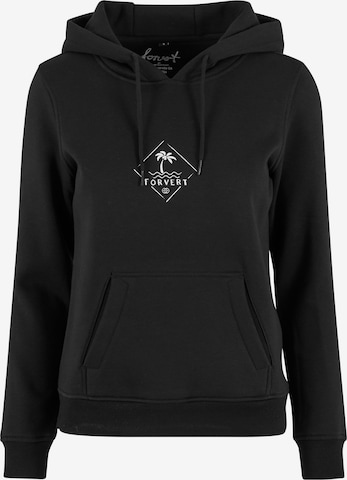 Forvert Sweatshirt 'Santa Rosa' in Schwarz: Vorderseite