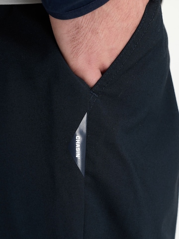 CHASIN' Loosefit Bandplooibroek 'Nyro Sync' in Blauw