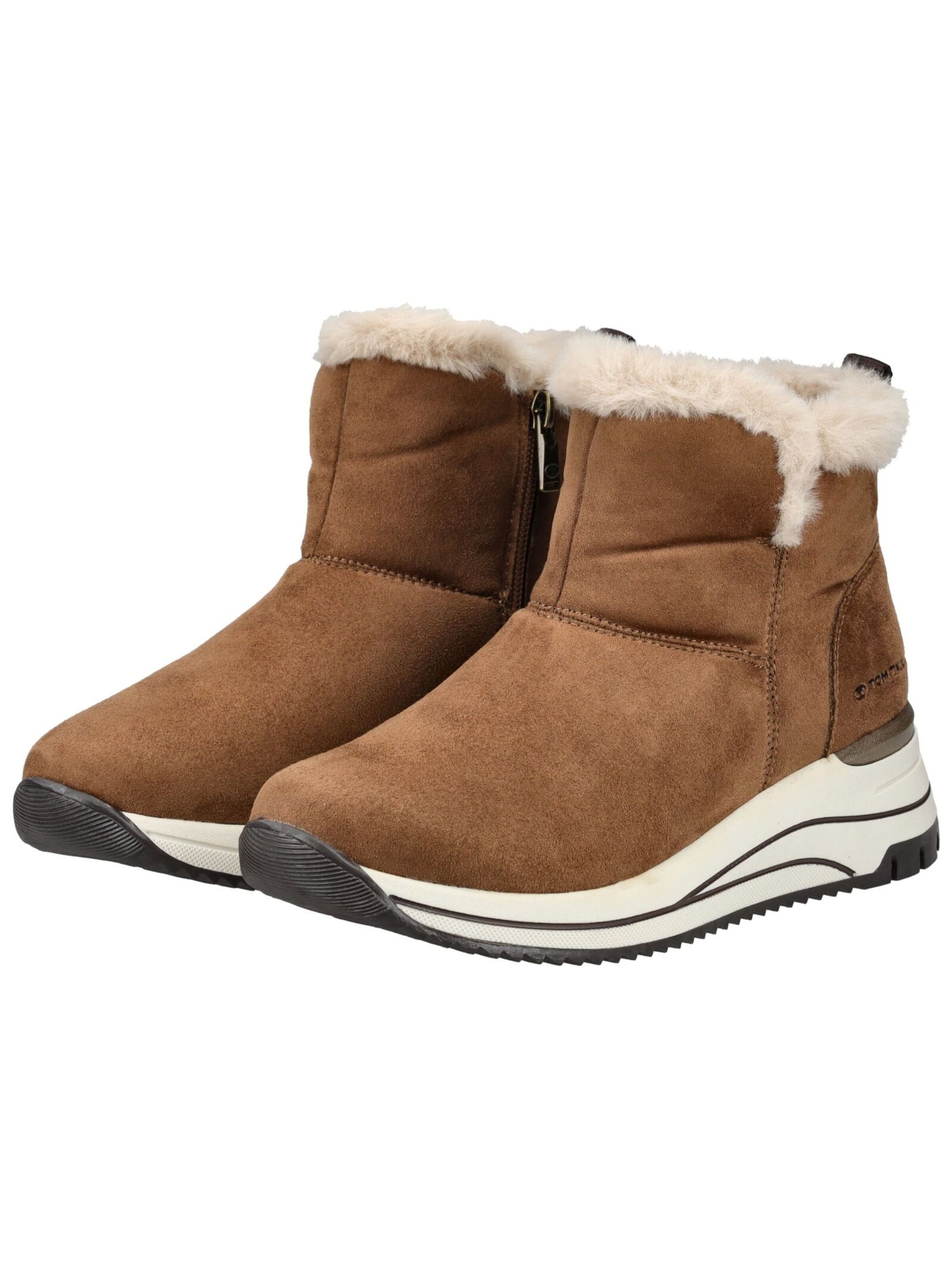 TOM TAILOR Boots in Brown