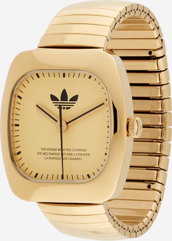 ADIDAS ORIGINALS Zegarek analogowy w kolorze złoty: przód