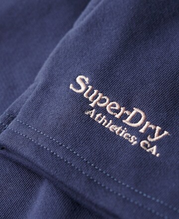 Superdry Regular Broek 'Essential' in Blauw