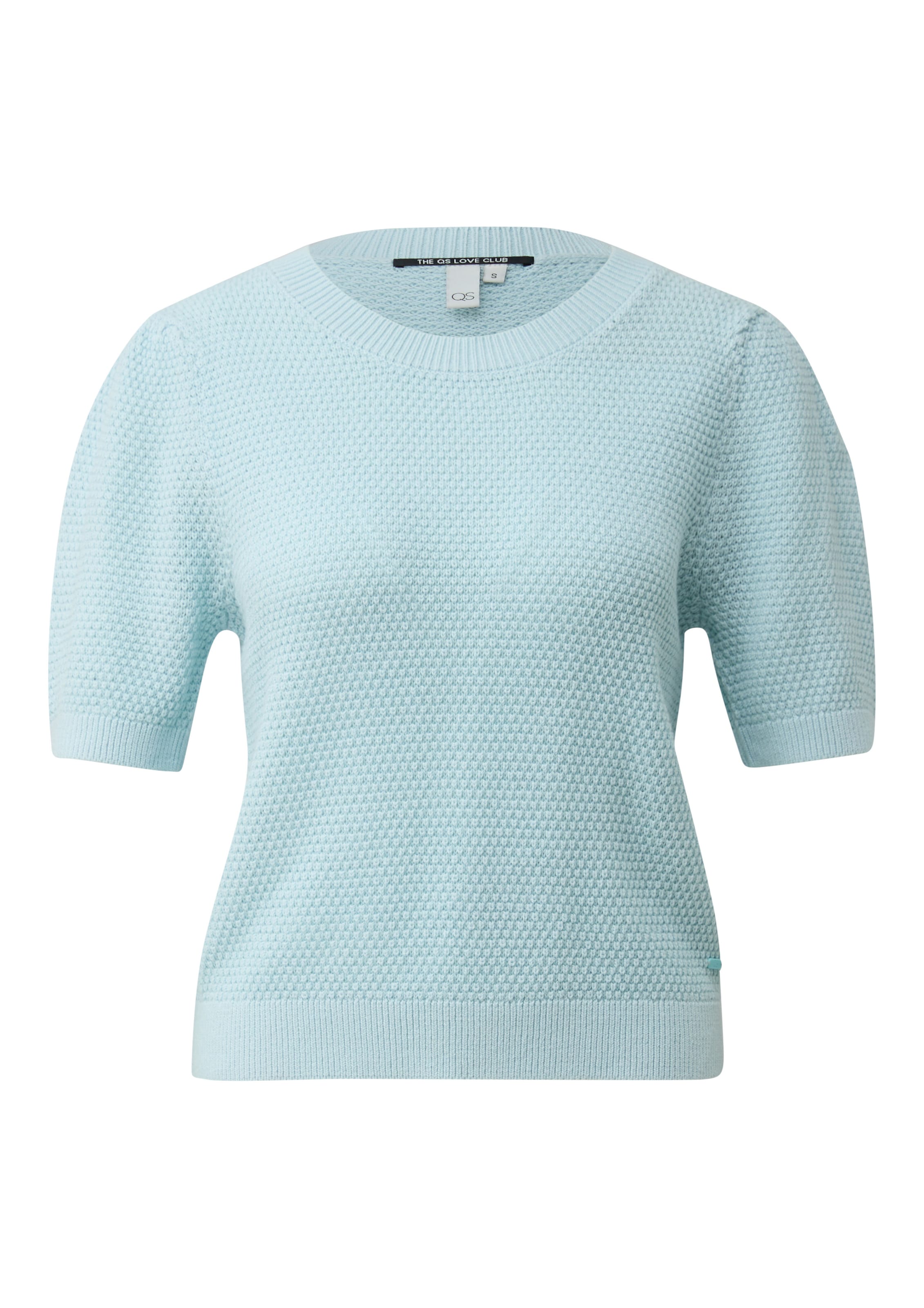 QS Strickpullover in Blau: Vorderseite