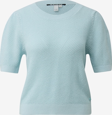 Pull-over QS en bleu : devant