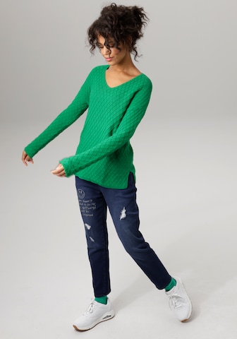 Aniston CASUAL Sweater in Green
