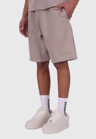 Dropsize - Regular Calças de desporto ' ' em castanho