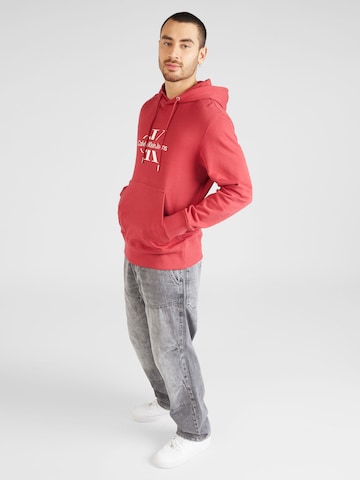 Calvin Klein Jeans Sweatshirt in Rood