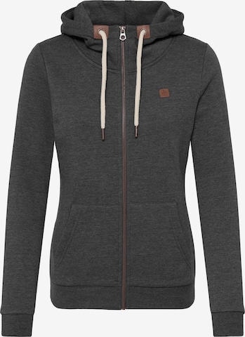 Veste de survêtement ' OXVicky ' Oxmo en gris : devant