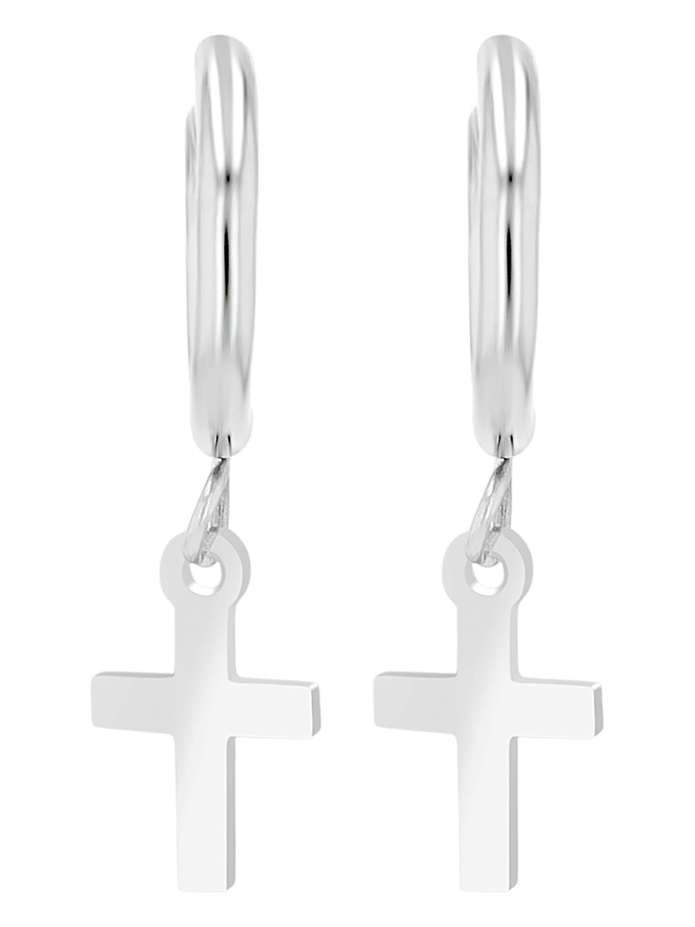 Akzent Earrings 'Duncan, langlebig' in Silver: front