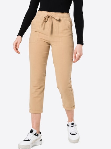 Coupe slim Pantalon 'IMPATIENS' Designers Society en beige : devant