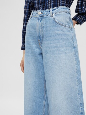 ONLY Wide leg Jeans 'Vela' i blå