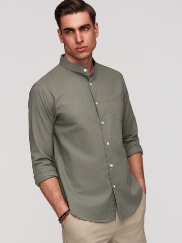 Ombre Comfort fit Button Up Shirt in Green