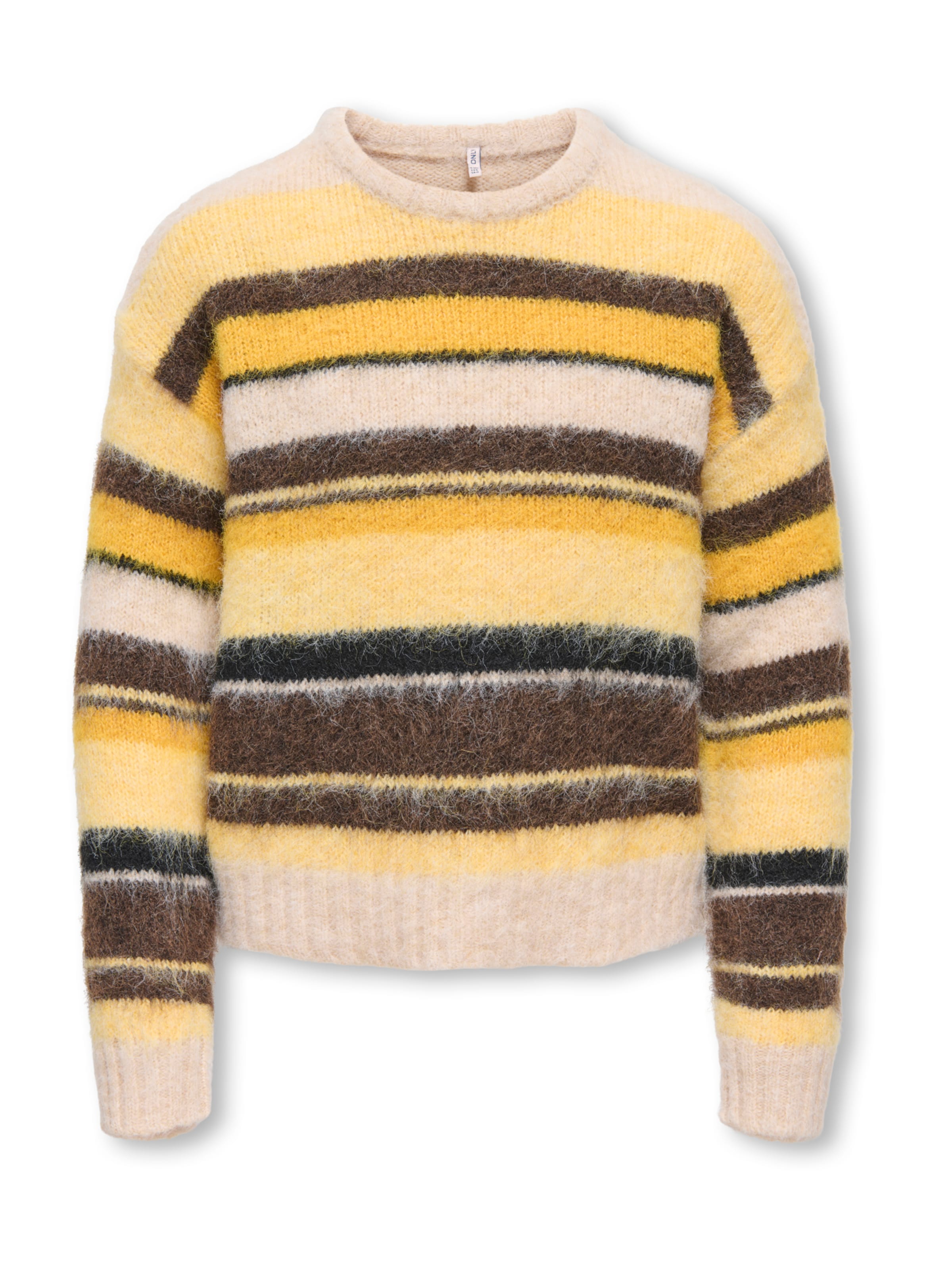 ONLY GIRLS Sweater 'KOGGALO' in Yellow: front