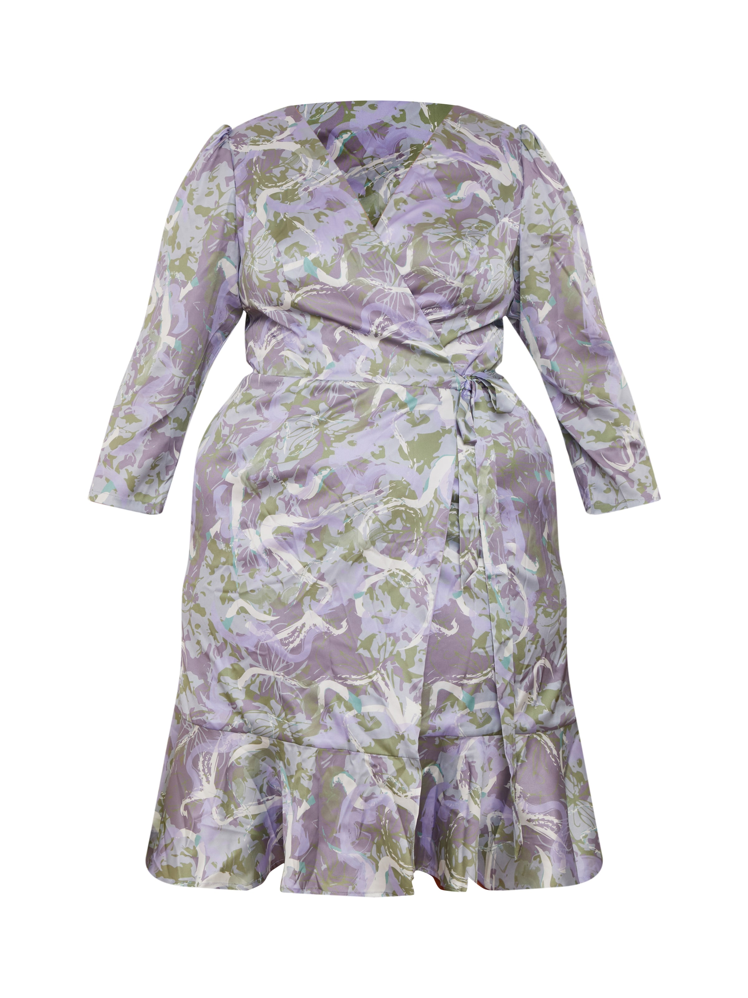 Chi Chi Curve Kleid in Grau: Vorderseite