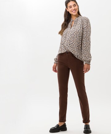 BRAX Slim fit Jeans 'CAROLA' in Brown