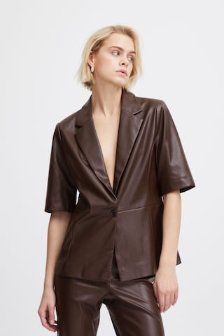 ICHI Blazer 'Cazavi' in Brown: front