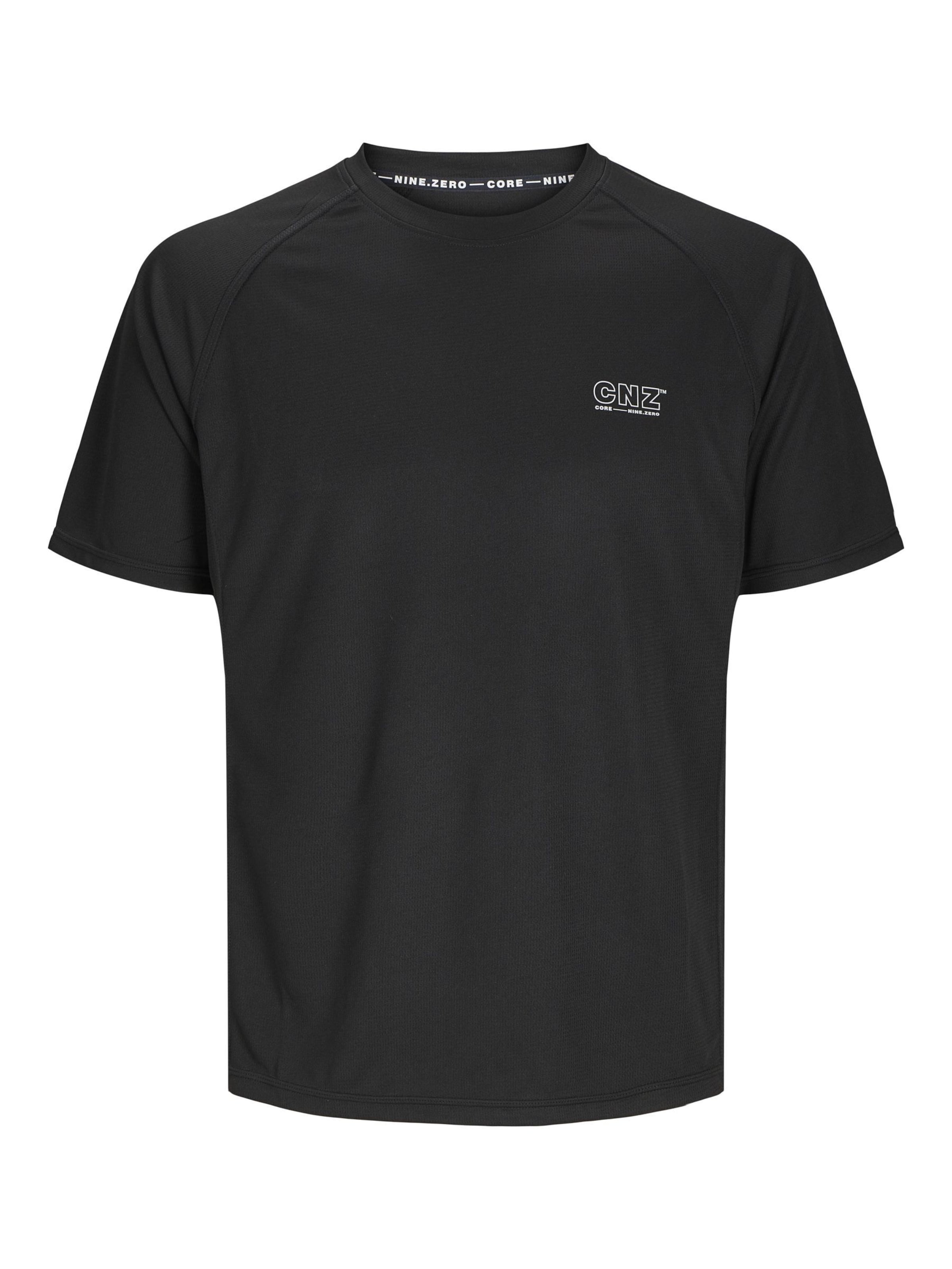 T-Shirt 'JCOCNZ' JACK & JONES en noir : devant