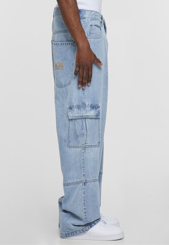 SOUTHPOLE Wide leg Cargo jeans in Blue