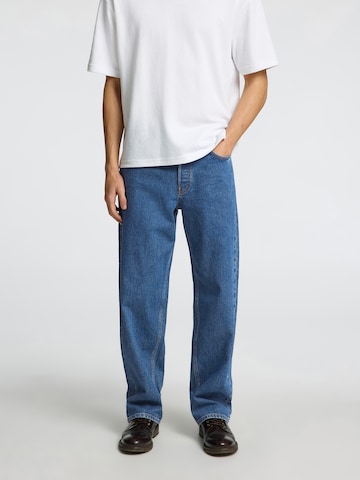 Loosefit Jean 'SLH220 BEN KORI' SELECTED en bleu : devant