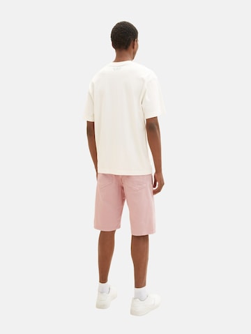 TOM TAILOR Regular Shorts 'Morris' in Pink