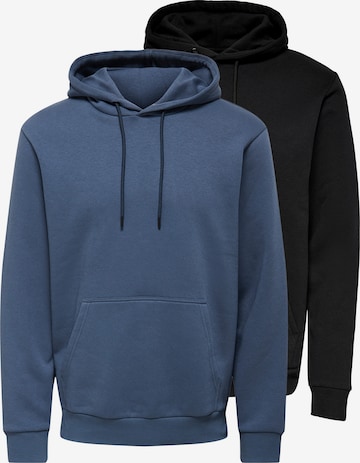 Only & Sons Sweatshirt 'Ceres' in Blue: front