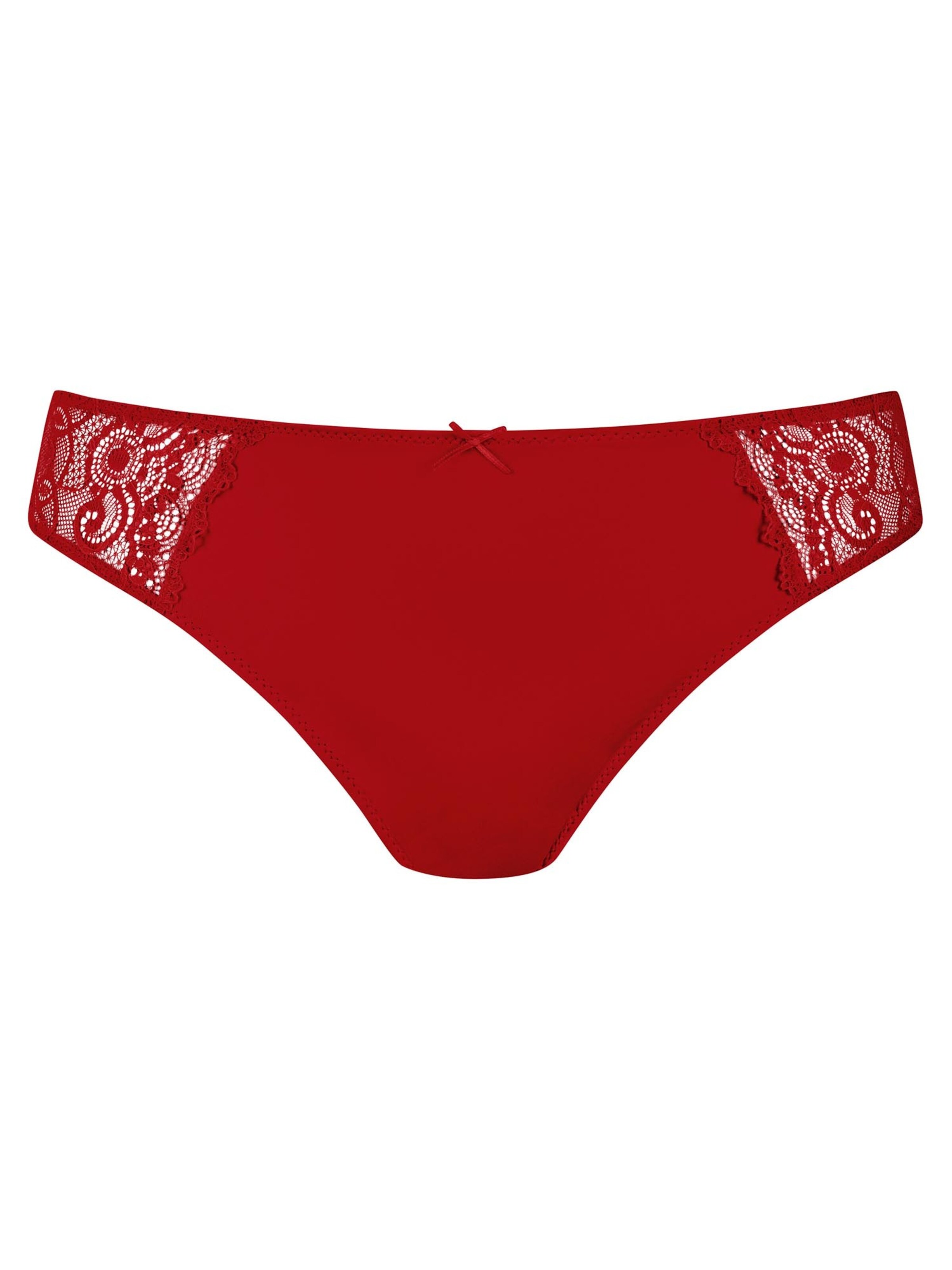 Mey String 'Amorous' in Rot: Vorderseite